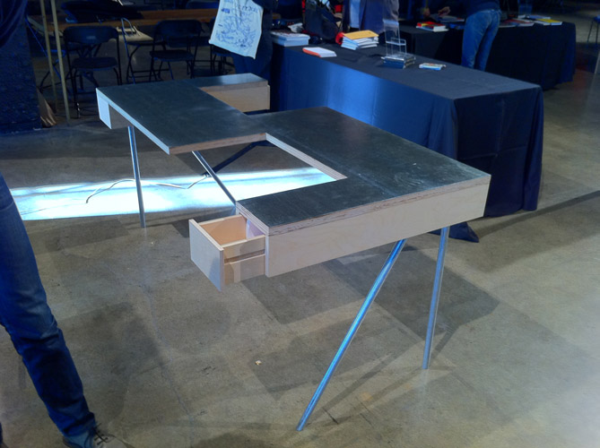 Gareth Long - Bouvard and Pecuchet's Invented Desk For Copying - Tenth Version