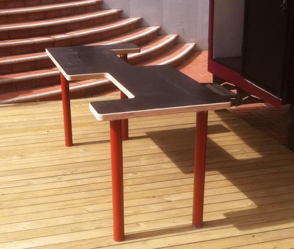 Gareth Long - Bouvard and Pecuchet's Invented Desk For Copying - Fourteenth Version