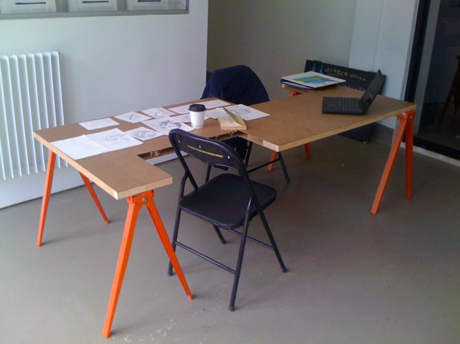 Gareth Long - Bouvard and Pecuchet's Invented Desk For Copying - Fifth Version
